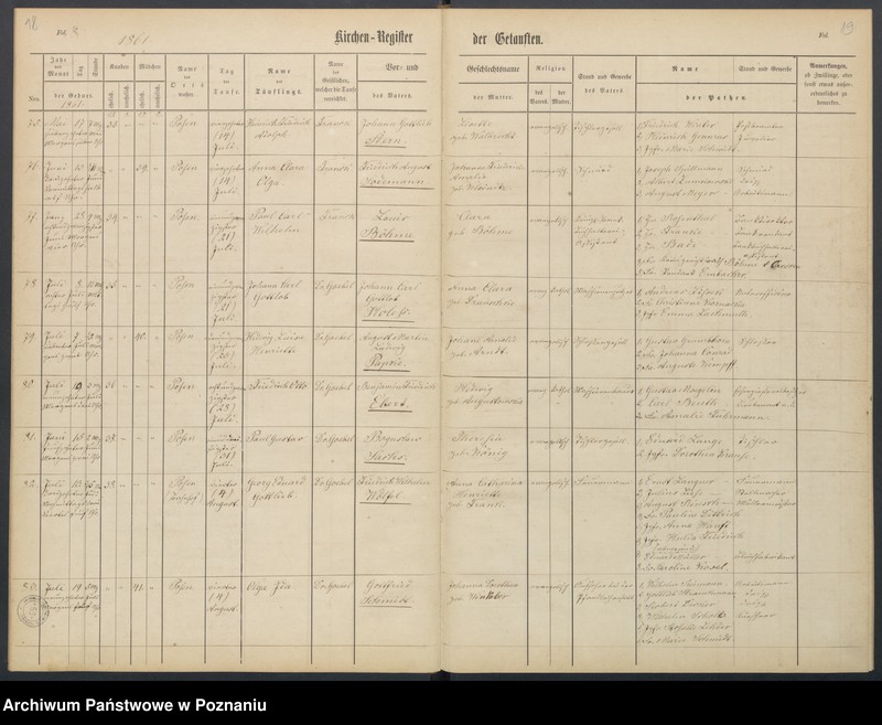 Obraz 12 z jednostki "Duplikat der Taufregister, Trauregister, Todtenregister"