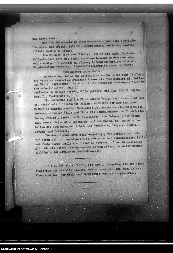 Obraz 13 z jednostki "Laderwirtschaft - Regelung der Lederpreise"