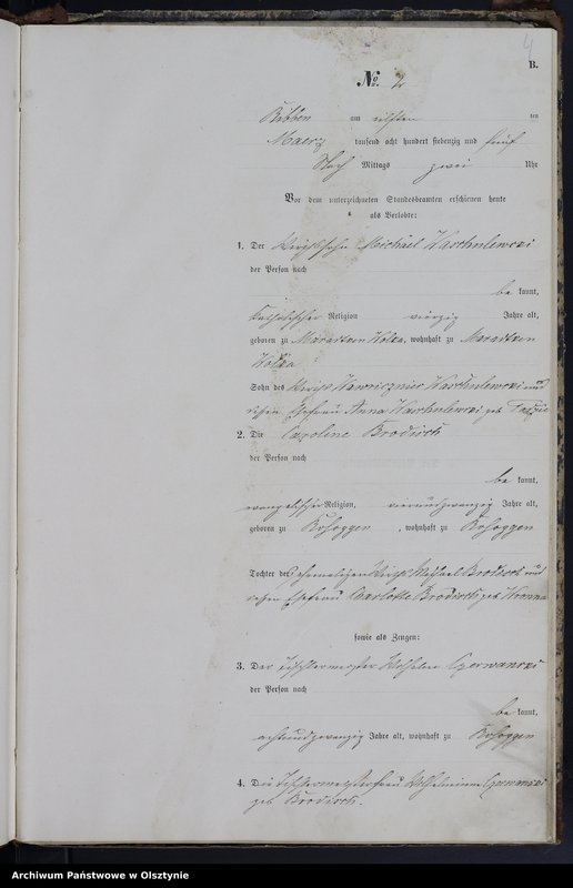 image.from.unit.number "Haupt-Heiraths-Register Nr 1 - 16"