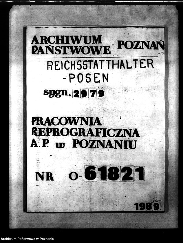 Obraz 1 z jednostki "Betriebsstoffzuteilungen für Kraftfahrzeuge. Regelung der Bauwirtschaft. Bauverbot. Lückenbebauung Posen. Behelfsbauten für Molkereien."