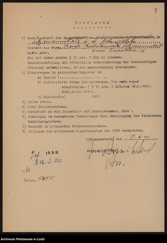 Obraz 10 z jednostki "Berek Piotrkowski- handel okazyjny"