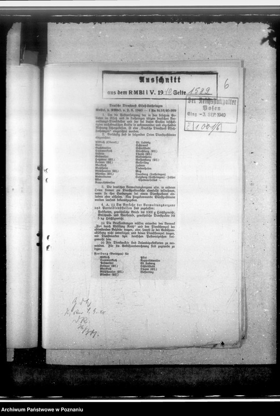 Obraz 10 z jednostki "Verkehr mit der Reichspost- allgemein"