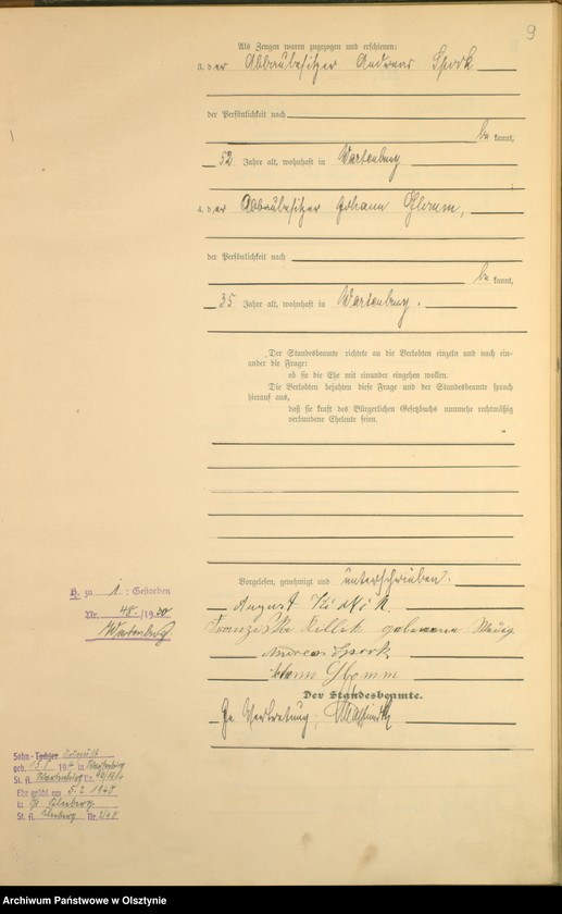 image.from.unit.number "Heiraths-Haupt-Register Nr 1 - 38"