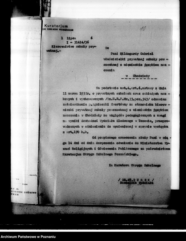 Obraz 13 z jednostki "Prywatna Szkoła Powszechna z niemieckim językiem nauczania - Chodzież"