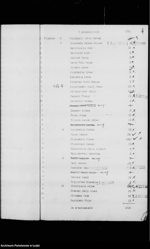 Obraz 8 z jednostki "Rejestr poborczy"