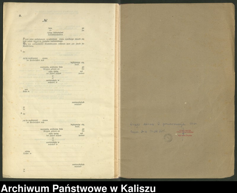 Obraz 7 z jednostki "[Księga małżeństw]"