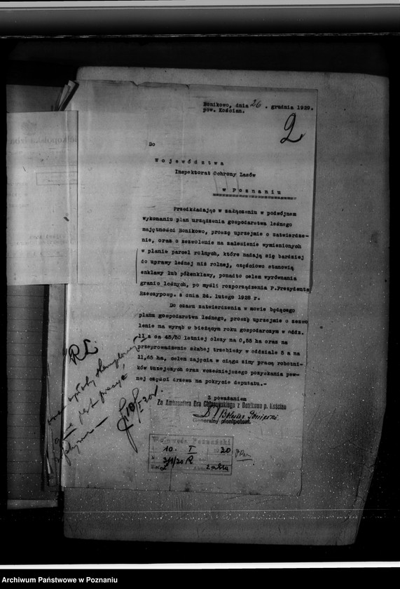 Obraz 6 z jednostki "Majętność leśna Bonikowo powiat kościański"