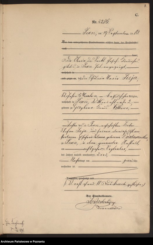 Obraz 6 z jednostki "Księga zgonów tom V"