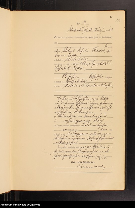 image.from.unit.number "Sterbe-Haupt-Register Nr 1 - 91"