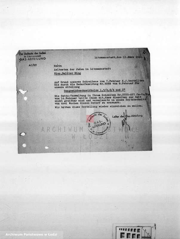 Obraz 5 z jednostki "Bedarfsmeldungen [Skierowane do GV zapotrzebowania na surowce, materiały, narzędzia, maszyny itp. potrzebne resortom pracy do produkcji; zamówienia żywności, lekarstw]"