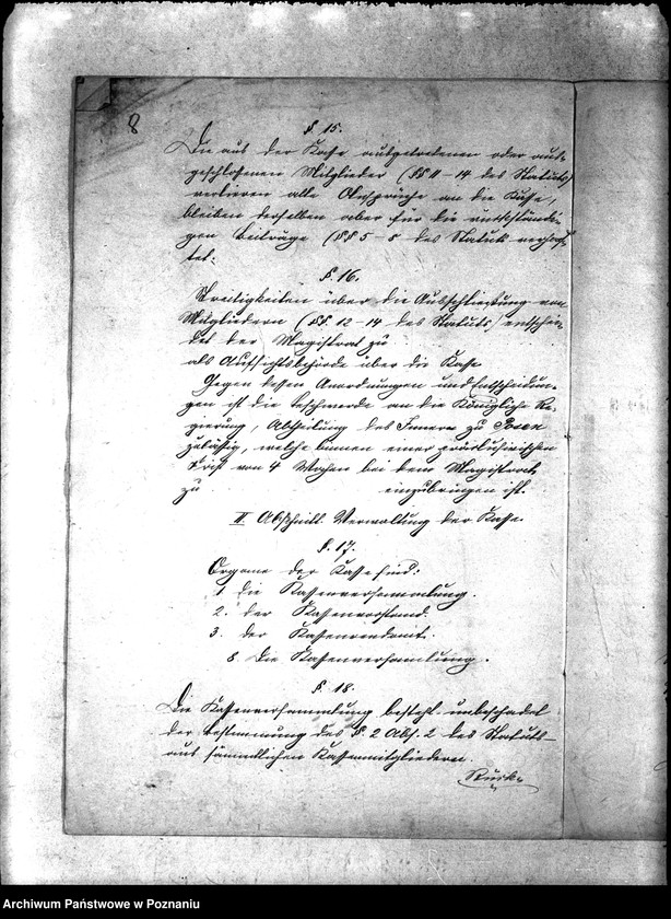 Obraz 11 z jednostki "[Projekt statutu kasy pośmiertnej]"