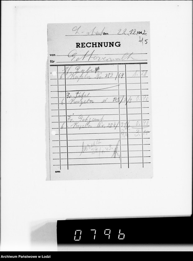 Obraz 9 z jednostki "Medikamente für das Getto"