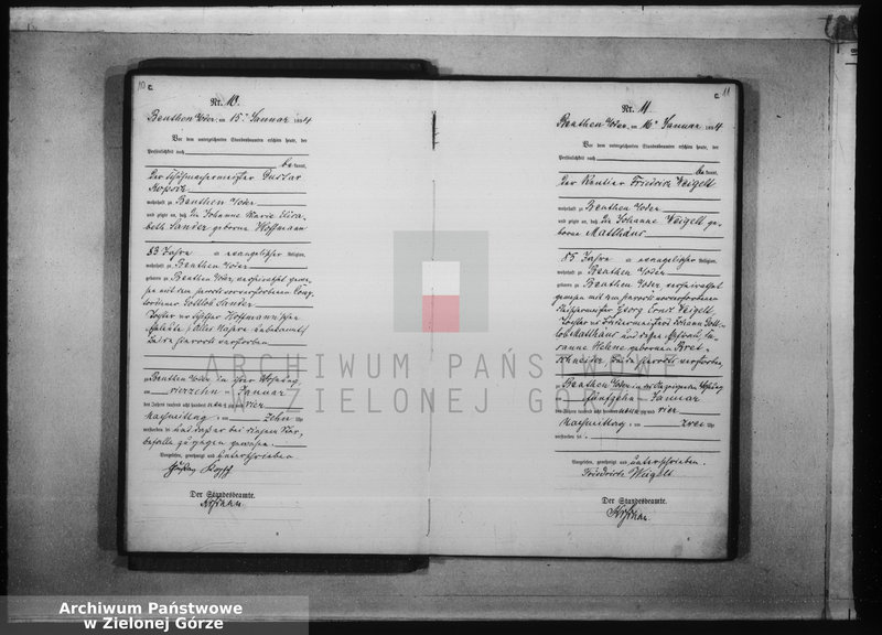 Obraz 10 z jednostki "[Księga aktów zgonów rok 1894 od nr 1 do nr 124]"