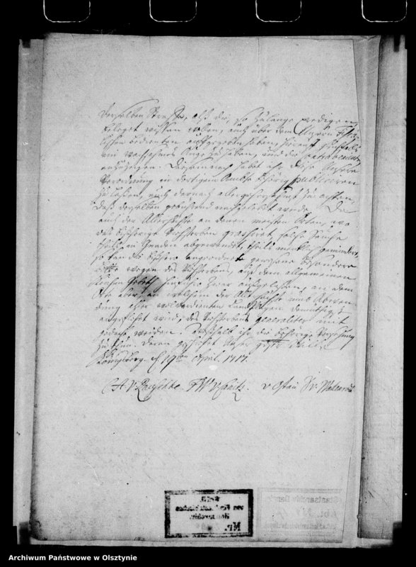 image.from.unit.number "Copien von 3 Rescripte über Strafen für Überschreitung der Zeitdauer von 1 Stunde für Predigt Gesang und Gebet und für unanständige und injuriöse Expressionen von der Kanzel"