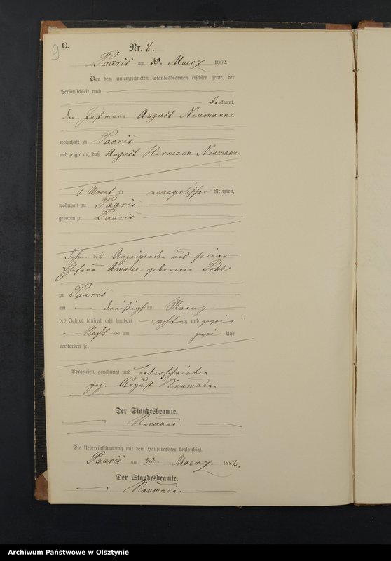 image.from.unit.number "Sterbe-Neben-Register Nr 1 - 38"