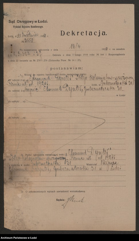 Obraz 6 z jednostki "Edmund Dyner – sklep kolonialno-spożywczy"