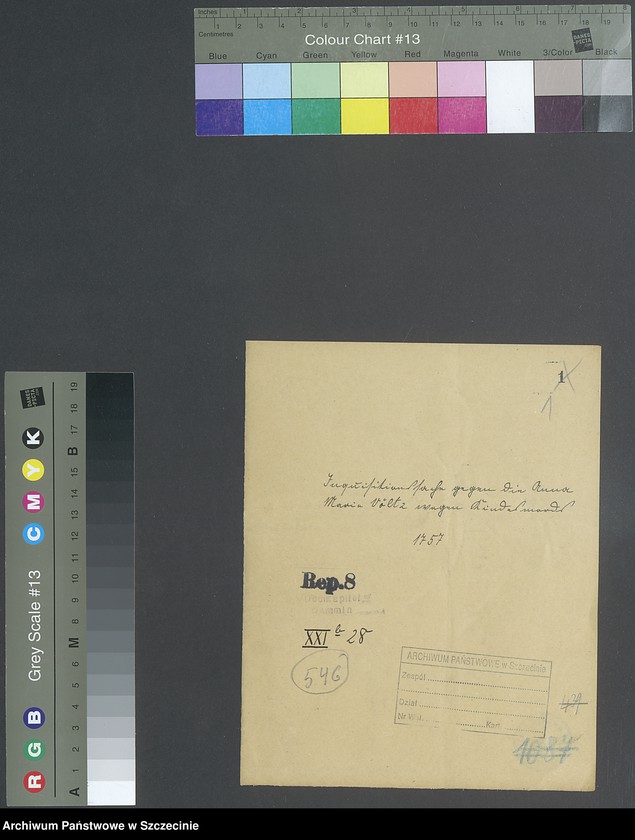 image.from.unit.number "Inquisitionssache gegen die Anna Maria Voeltz wegen Kindesmorde."