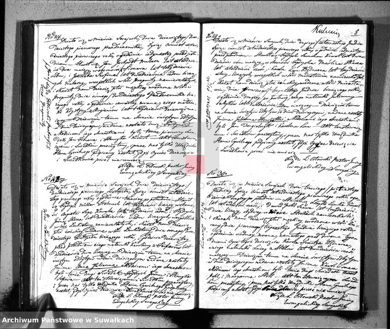 image.from.unit.number "Księga Duplikat do zapisywania Aktów Urodzenia, Zaślubienia i Zeyścia na Rok 1841 dla Parafii Ewangelickiey Sereyskiey"
