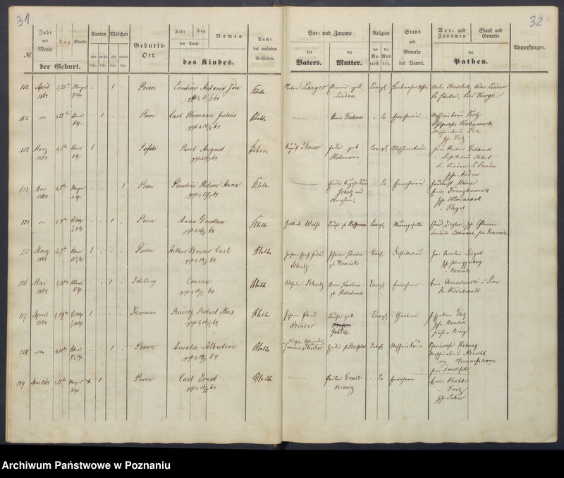 Obraz 19 z jednostki "[Akta urodzeń i chrztów, zapowiedzi i ślubów, zgonów i pogrzebów]"