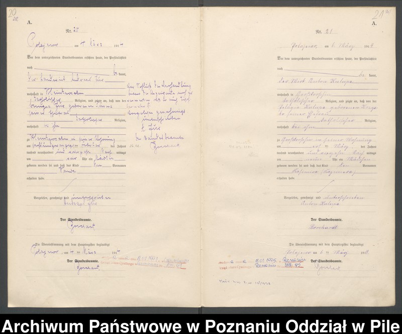 Obraz 13 z jednostki "Księga urodzeń"