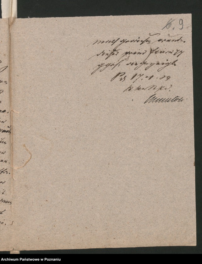 Obraz 12 z jednostki "A. betr. den polnischen Flüchtling Josef von Bilikiewicz aus Burbiczki /Wilno/"