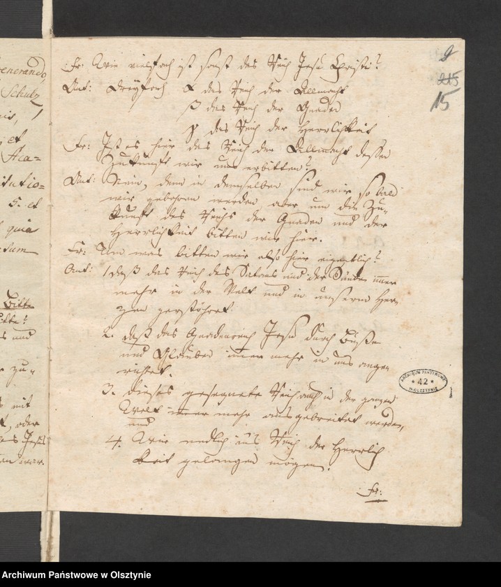 image.from.unit.number "Acta des Etats-Ministeriums zu Königsberg [Królewiec]. Die Catecheten Stelle in Malga [Małga]. Wegen der in Vorschlag gebrachten Einziehung"