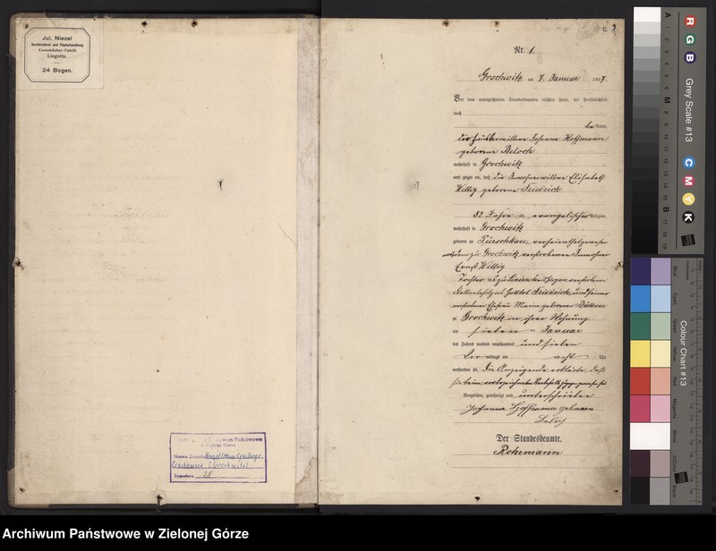 Obraz 3 z jednostki "Sterbe-Haupt-Register"