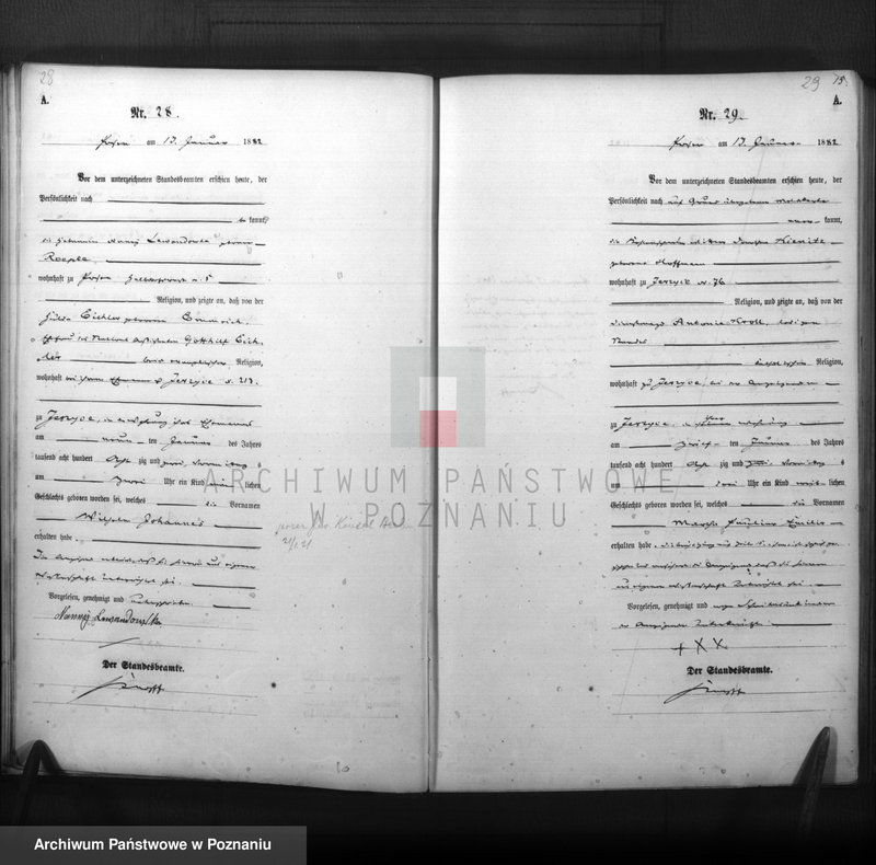 Obraz 16 z jednostki "Księga urodzeń t. I"