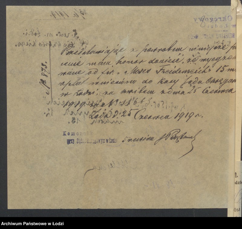 Obraz 10 z jednostki "Moses Freidenreich- fabryka cukierków"