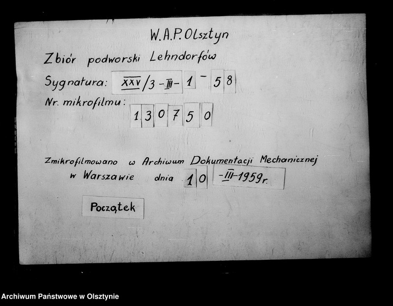 image.from.unit.number "Ausgabe Berechnung für die Wirtschafts- Einrichtung des Gen. Gf. v. Lehndorff geführt von v. Felden"
