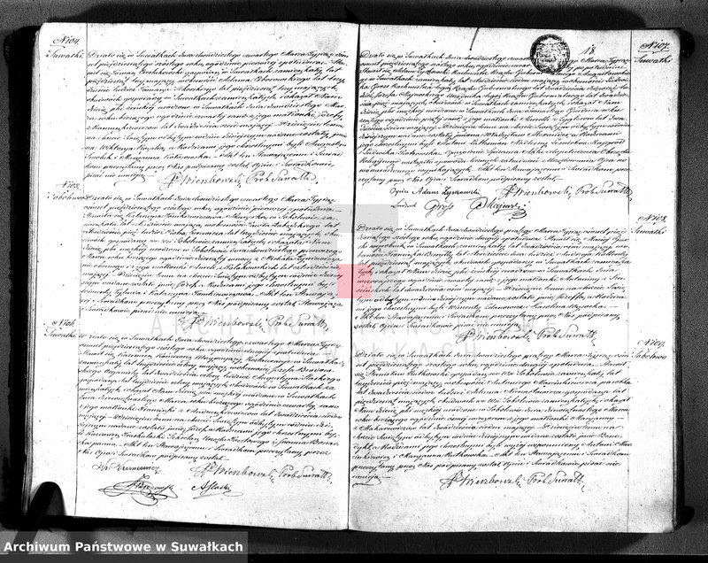 image.from.unit.number "Księga duplikat akt urodzonych, zaślubionych i zmarłych parafii suwalskiej rok 1856"