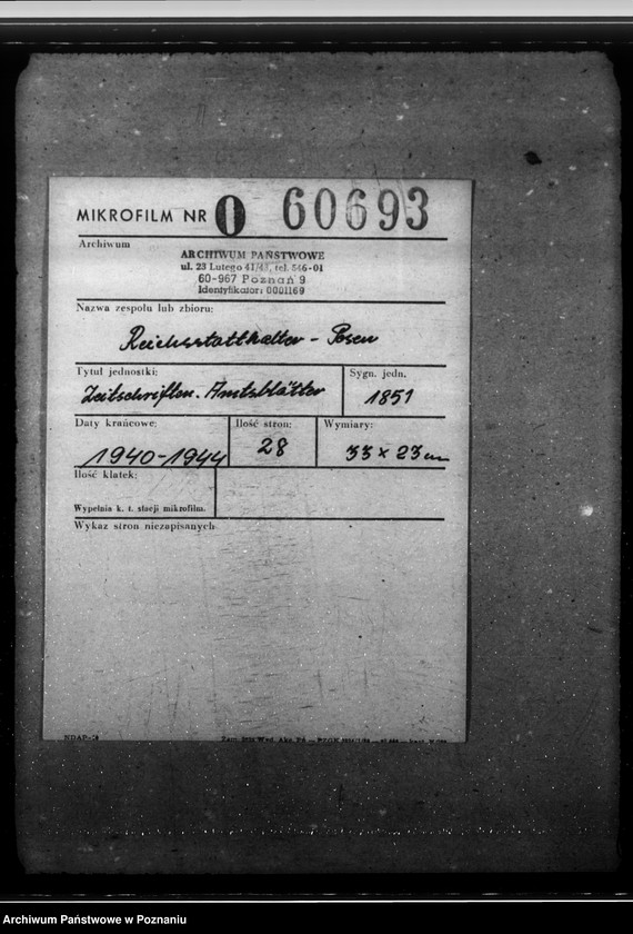 Obraz 2 z jednostki "Zeitschriften. Amtsblätter"