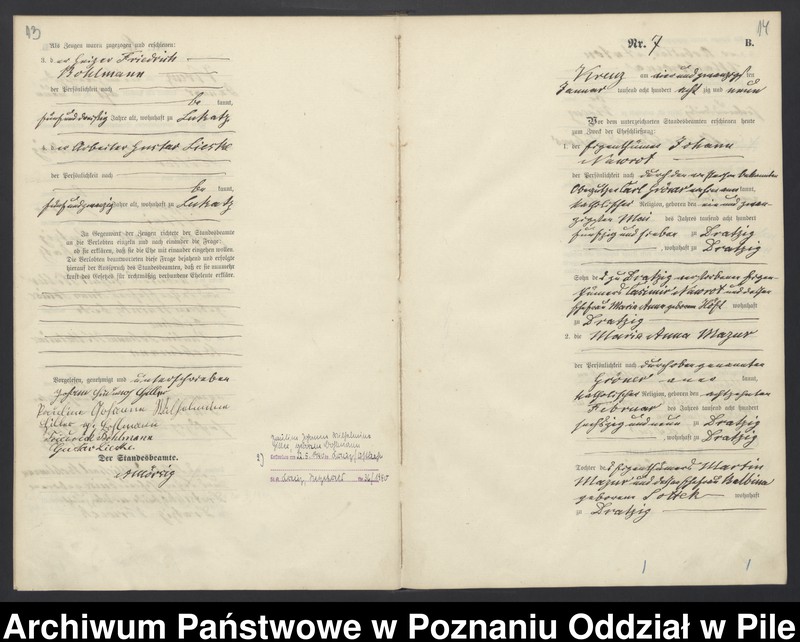 Obraz 10 z jednostki "Księga małżeństw"