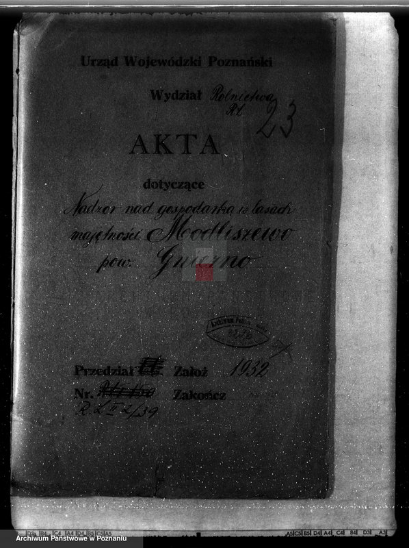 Obraz 4 z jednostki "Nadzór nad gospodarką w lasach majętności Modliszewo powiecie gnieźnieńskim"