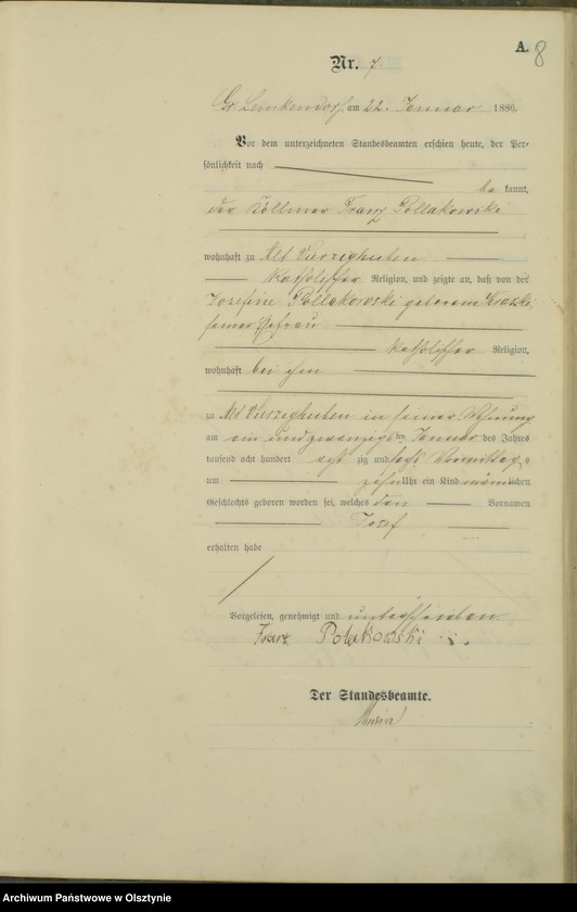 image.from.unit.number "Geburts-Haupt-Register Nr 1 - 129"