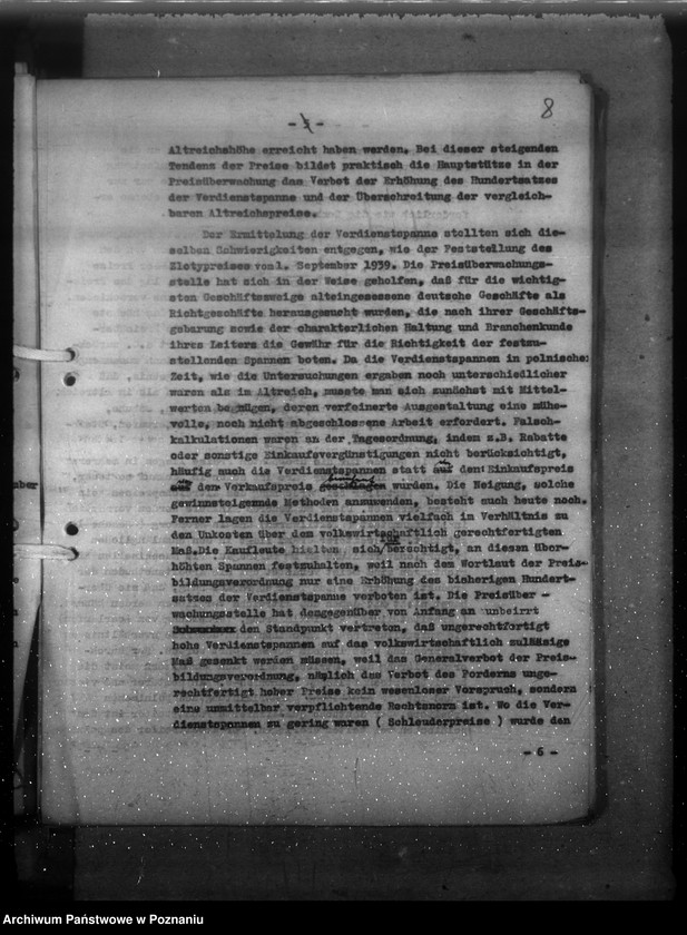 Obraz 12 z jednostki "Preisbildung und Preisüberwachung - [Preispolitische Lageberichte]"