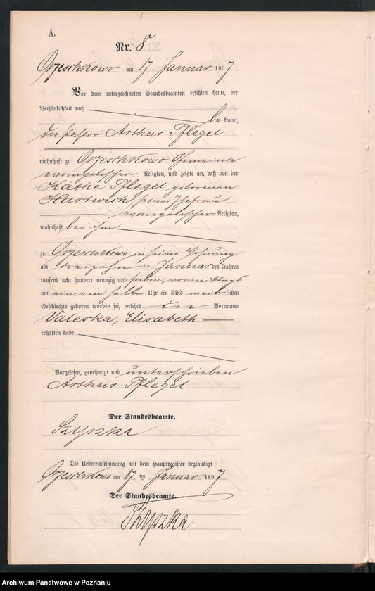 Obraz 11 z jednostki "Księga urodzeń"