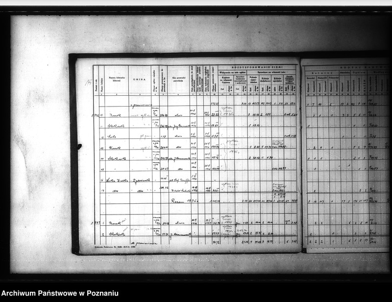 Obraz 20 z jednostki "/Zestawienie /wykaz/ rozdysponowania ziemi na cele parcelacyjne powiatu gostyńskiego"