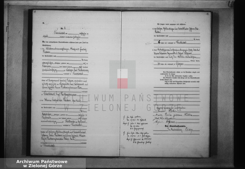 image.from.unit.number "Heirats-Haupt-Register 1917 No. 1 bis 24"