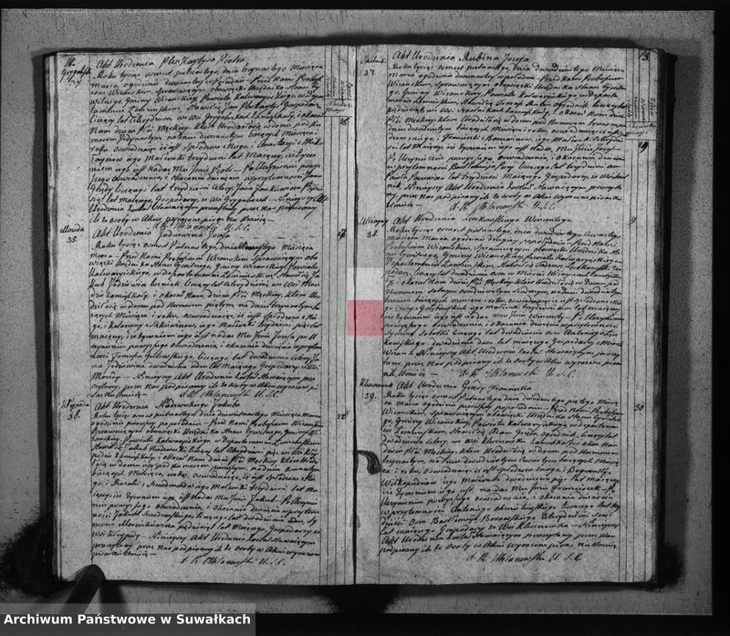 image.from.unit.number "Akta urodzonych gminy wiżayńskiey powiatu kalwaryskiego w departamencie łomżyńskim od dnia 1-go miesiąca stycznia 1815 roku do dnia ostatniego miesiąca grudnia tegoż roku"