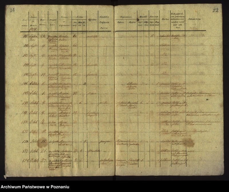 Obraz 14 z jednostki "Księga zgonów"