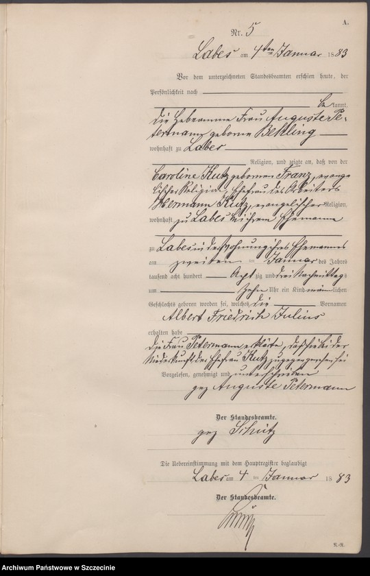 Obraz 9 z jednostki "Geburts-Register (Neben-Register)"