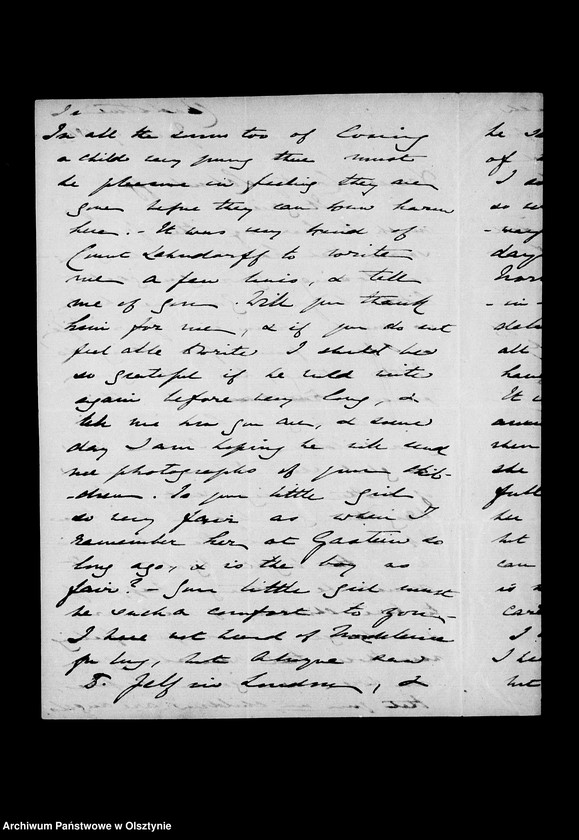 image.from.unit.number "/Margaret Child, Florence Compton, Georgina Vesly aus Abbey Leix- Ireland, Alice E. Pocklington, Constance de Tracy Gould u. a. Kusinen mit Fragmenten ohne Unterschrift an Anna Gfin Lehndorff geb. Hahn/"