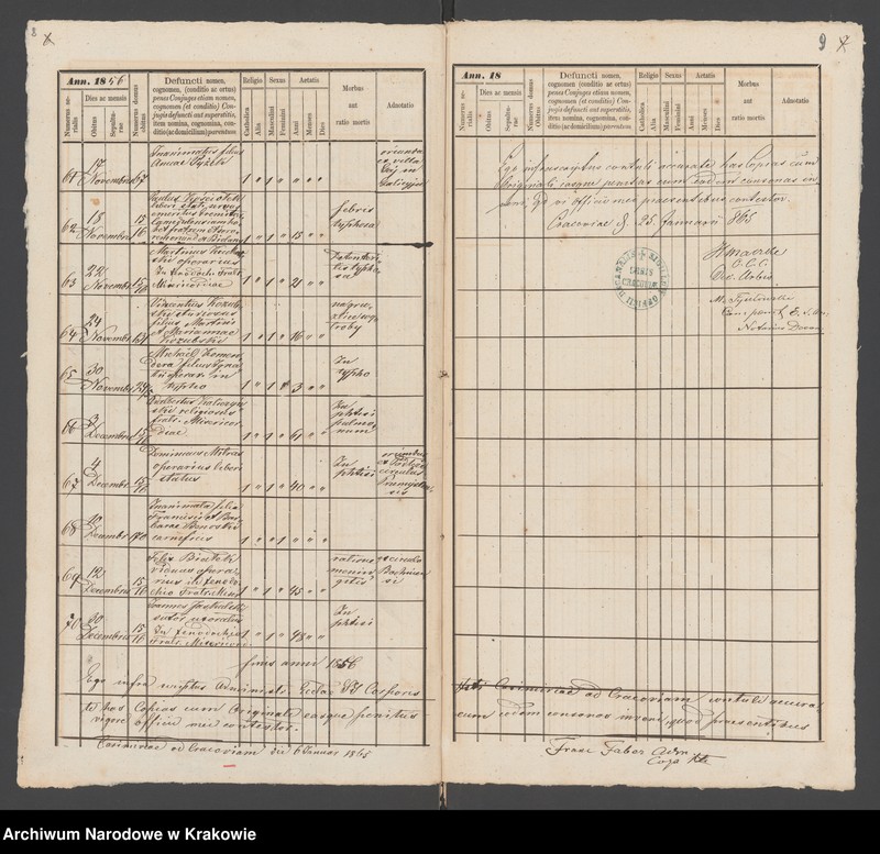 image.from.unit.number "Eccl. paroch. II. Corporis Lati Cracoviae Liber Defunctorum 1856"