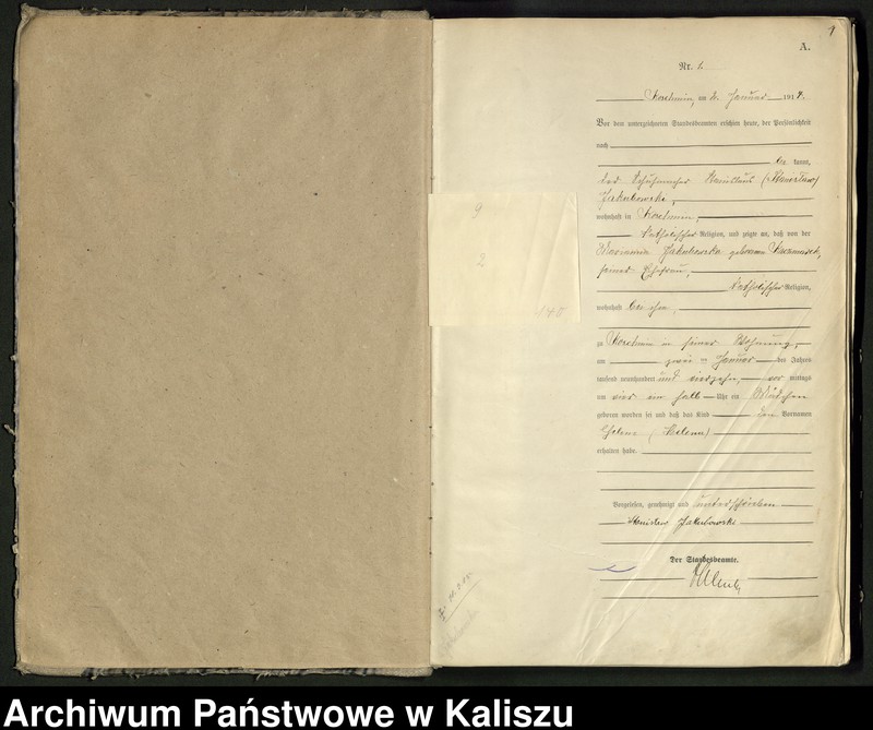 Obraz 4 z jednostki "[Księga urodzeń]"