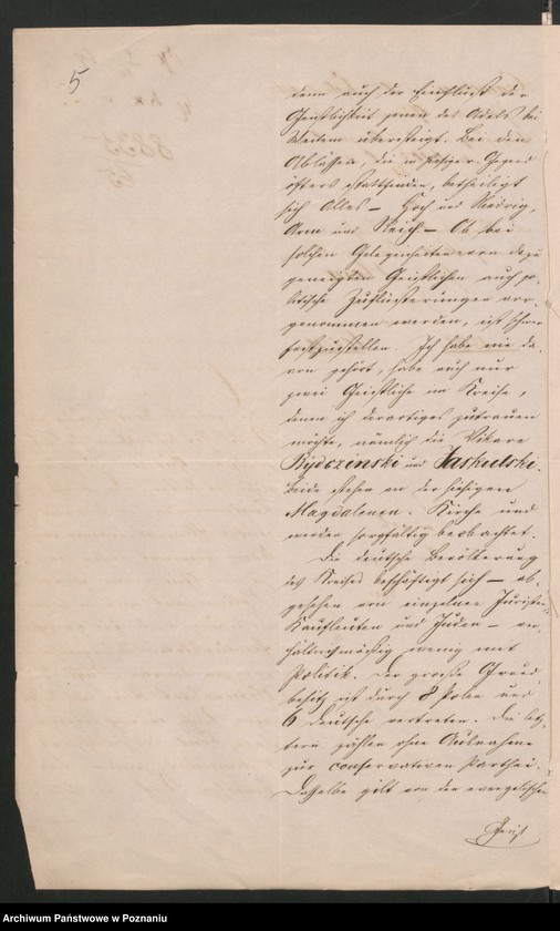 Obraz 9 z jednostki "Die von den Landräten erstatteten Quartalberichte über die politischien Zustände."