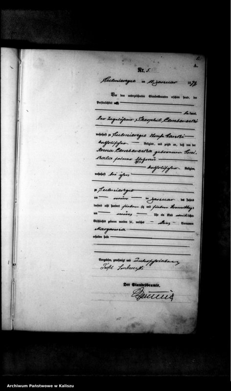 Obraz 8 z jednostki "[Księga urodzeń]"