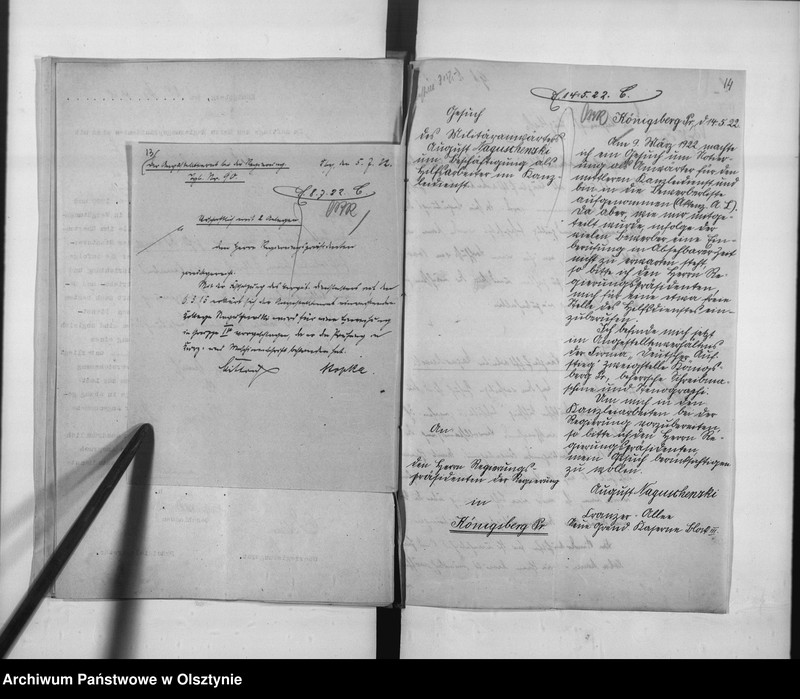 image.from.unit.number "kanzlei-Hilfsarbeiter Naguschewski [August]"