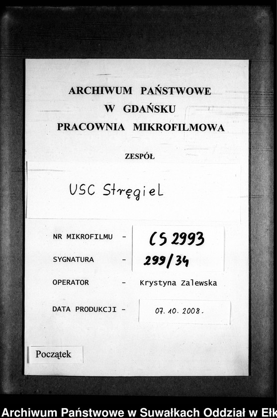 image.from.unit.number "Heiraths-Neben-Register des Preussischen Standes-Amtes Gr. Strengeln Kreis Angerburg"