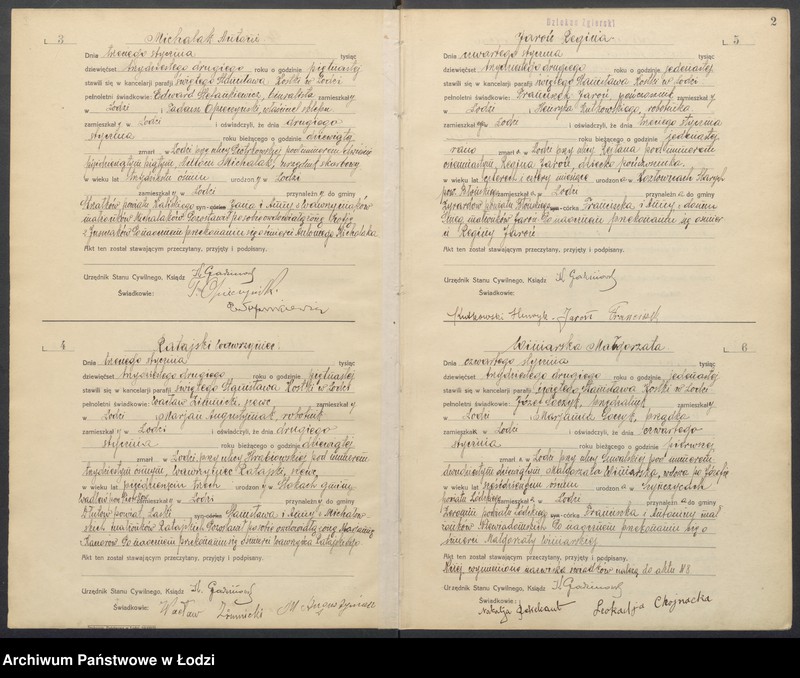 Obraz 4 z jednostki "Akta zgonów"